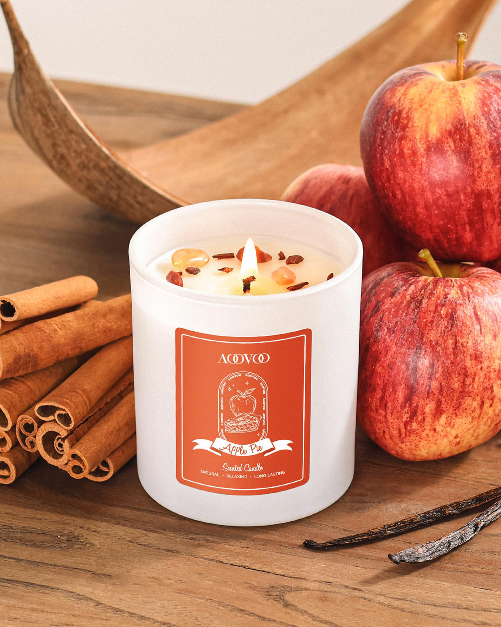 AOOVOO Lavender Candles