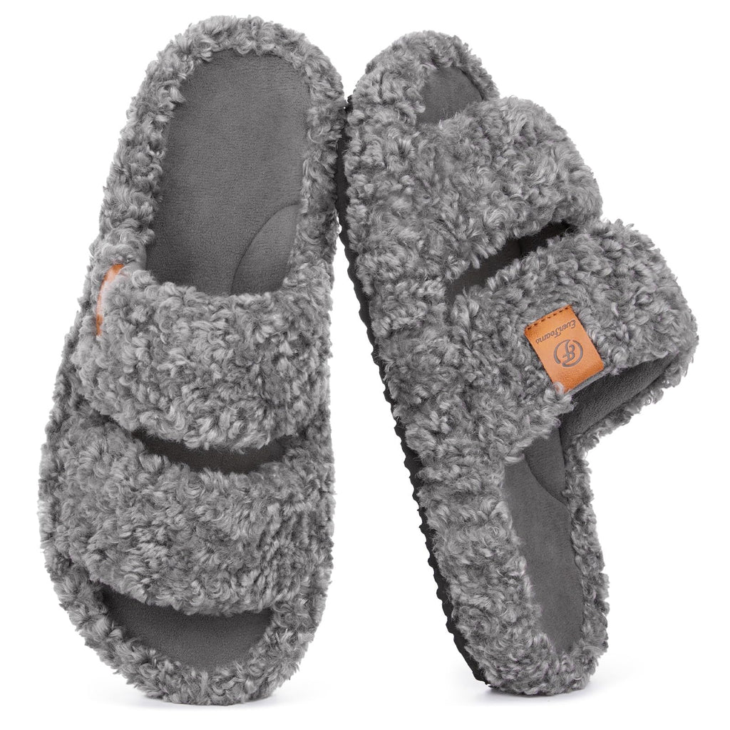 Fuzzy Memory Foam Slippers