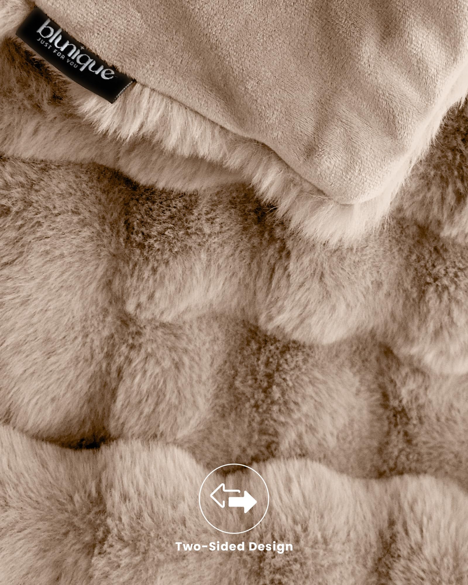 Ultra Soft Cozy 50x60 Faux Fur Throw