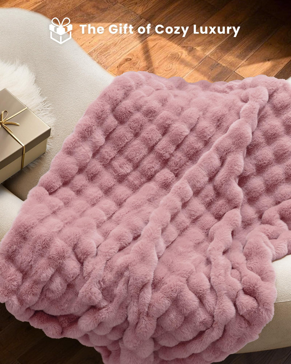Ultra Soft Cozy 50x60 Faux Fur Throw
