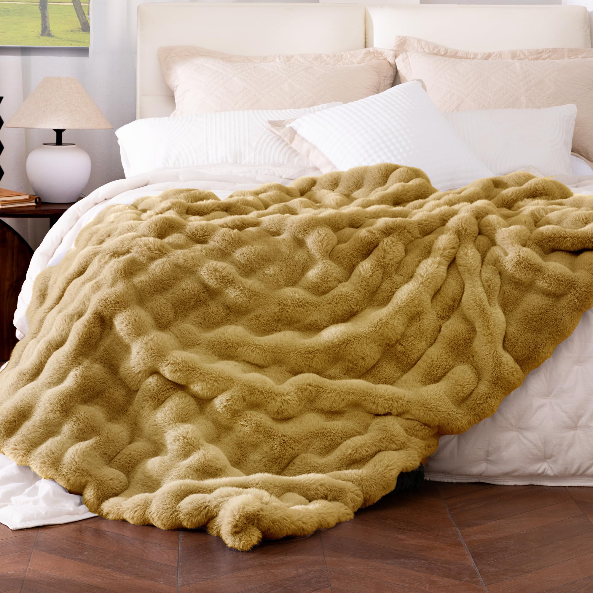 Ultra Soft Cozy 50x60 Faux Fur Throw