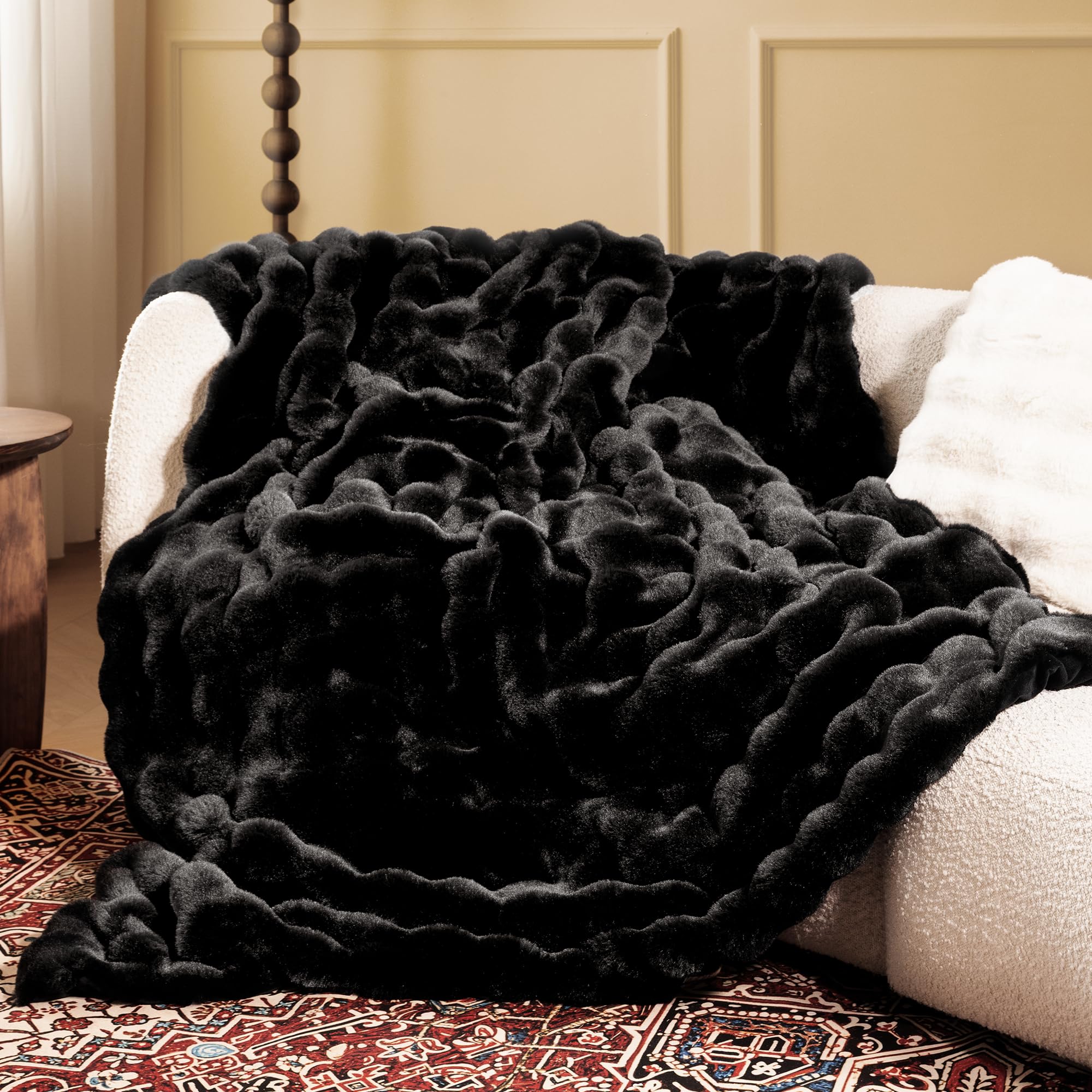 Ultra Soft Cozy 50x60 Faux Fur Throw
