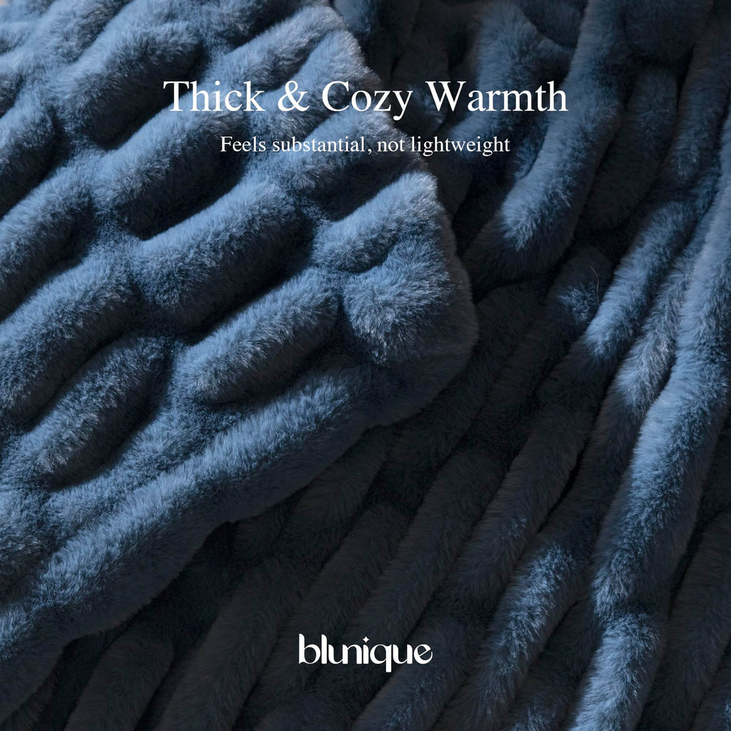 Ultra Soft Cozy 50x60 Faux Fur Throw