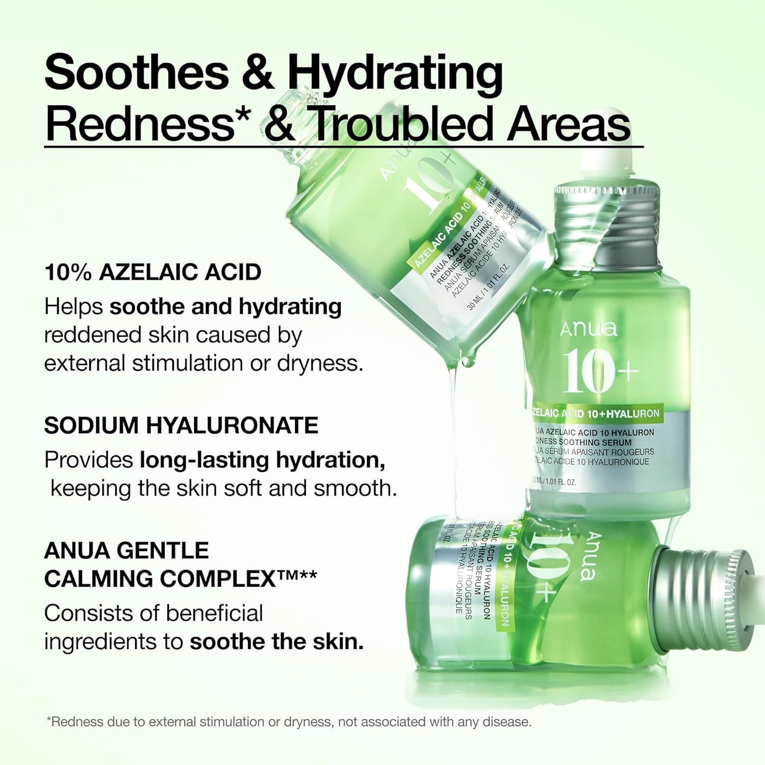 Anua Azelaic Acid 10+ Hyaluron Redness Soothing Serum