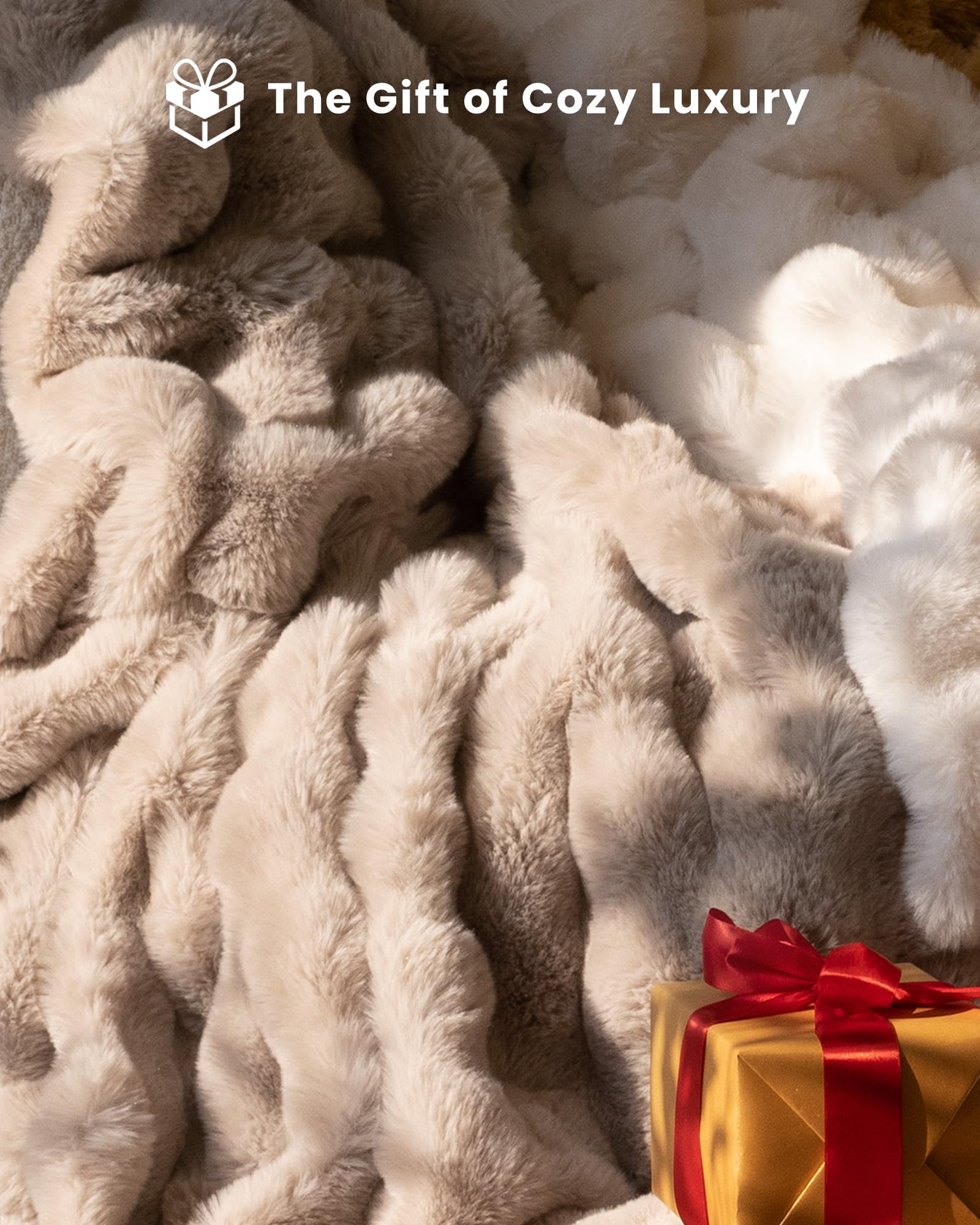 Ultra Soft Cozy 50x60 Faux Fur Throw