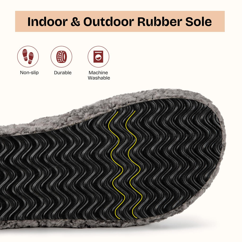 Fuzzy Memory Foam Slippers