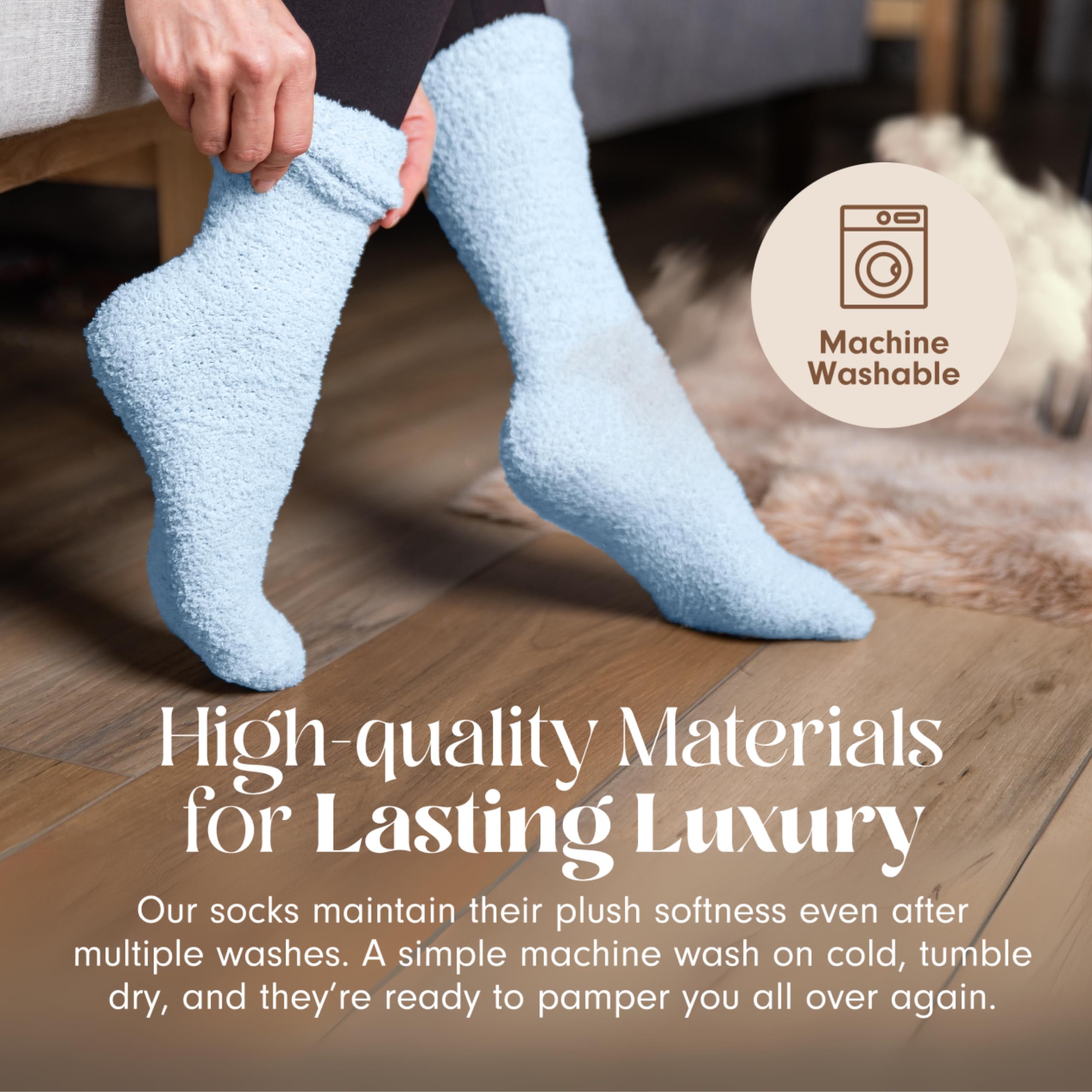 Ultra-Luxe Cloud Sock