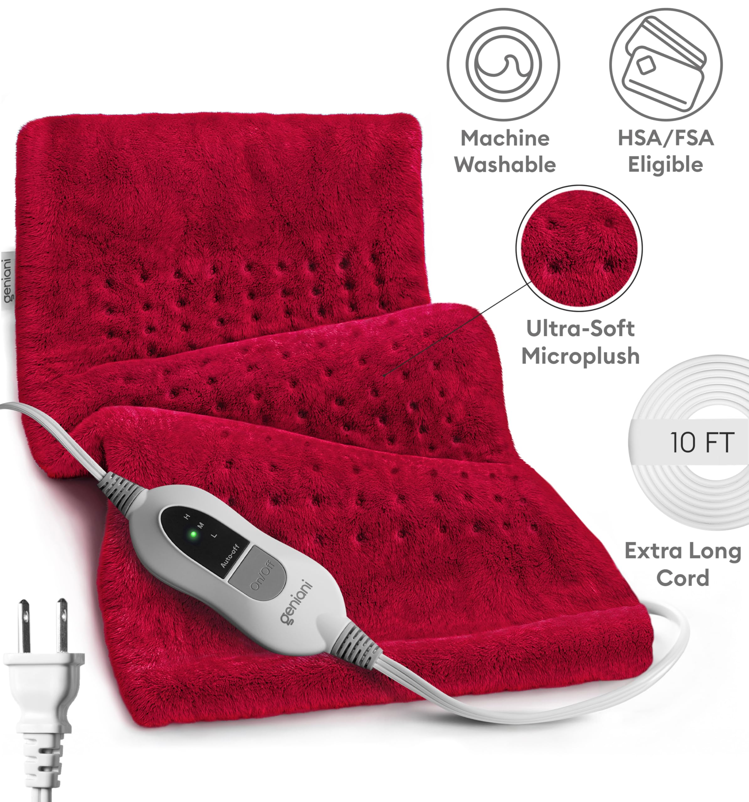 GENIANI 12×24 Electric Heating Pad