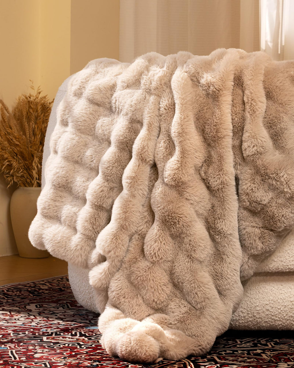 Ultra Soft Cozy 50x60 Faux Fur Throw