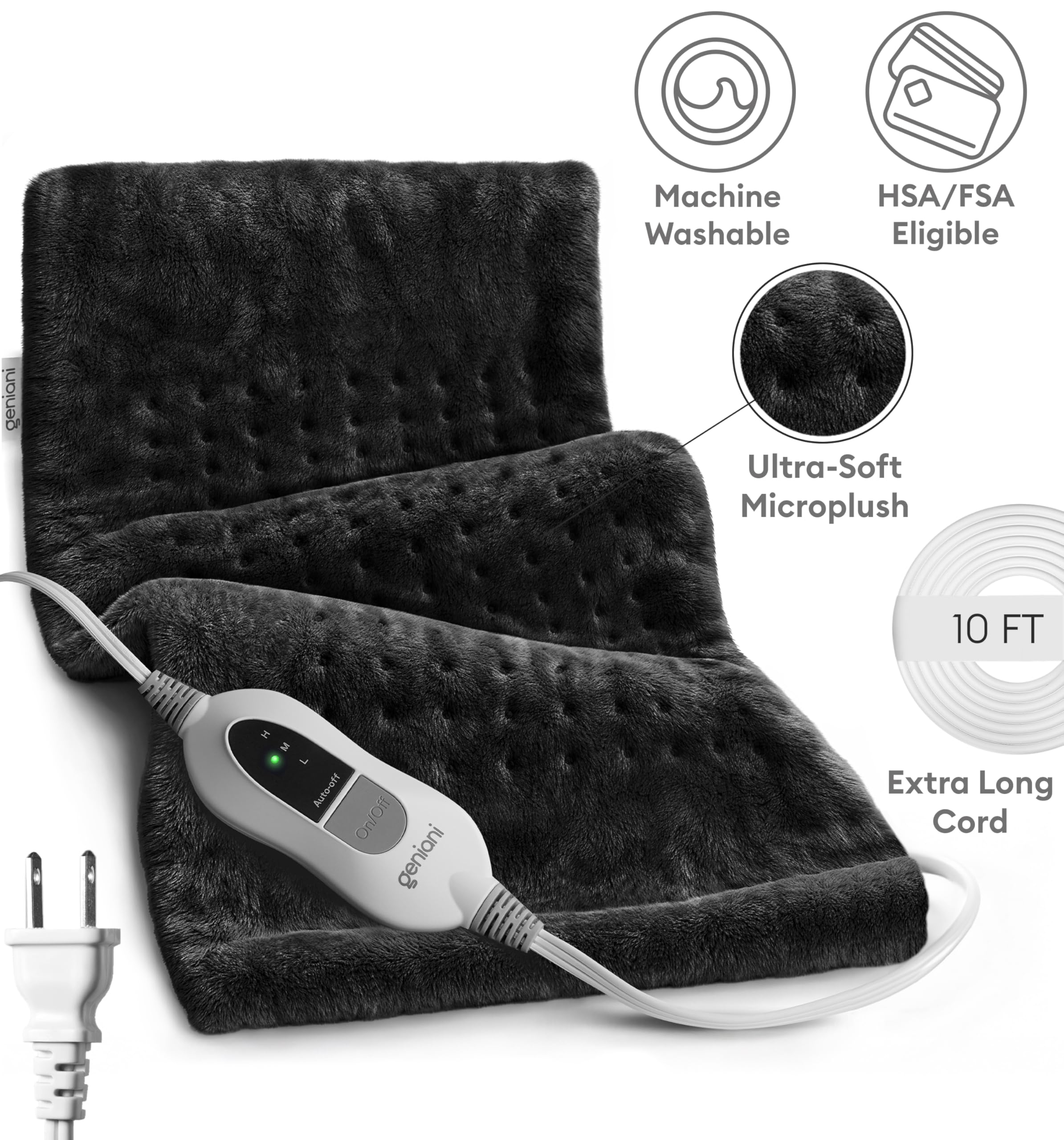 GENIANI 12×24 Electric Heating Pad