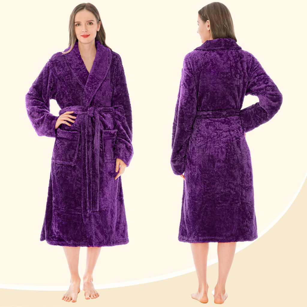 PAVILIA Plush Sherpa Robe