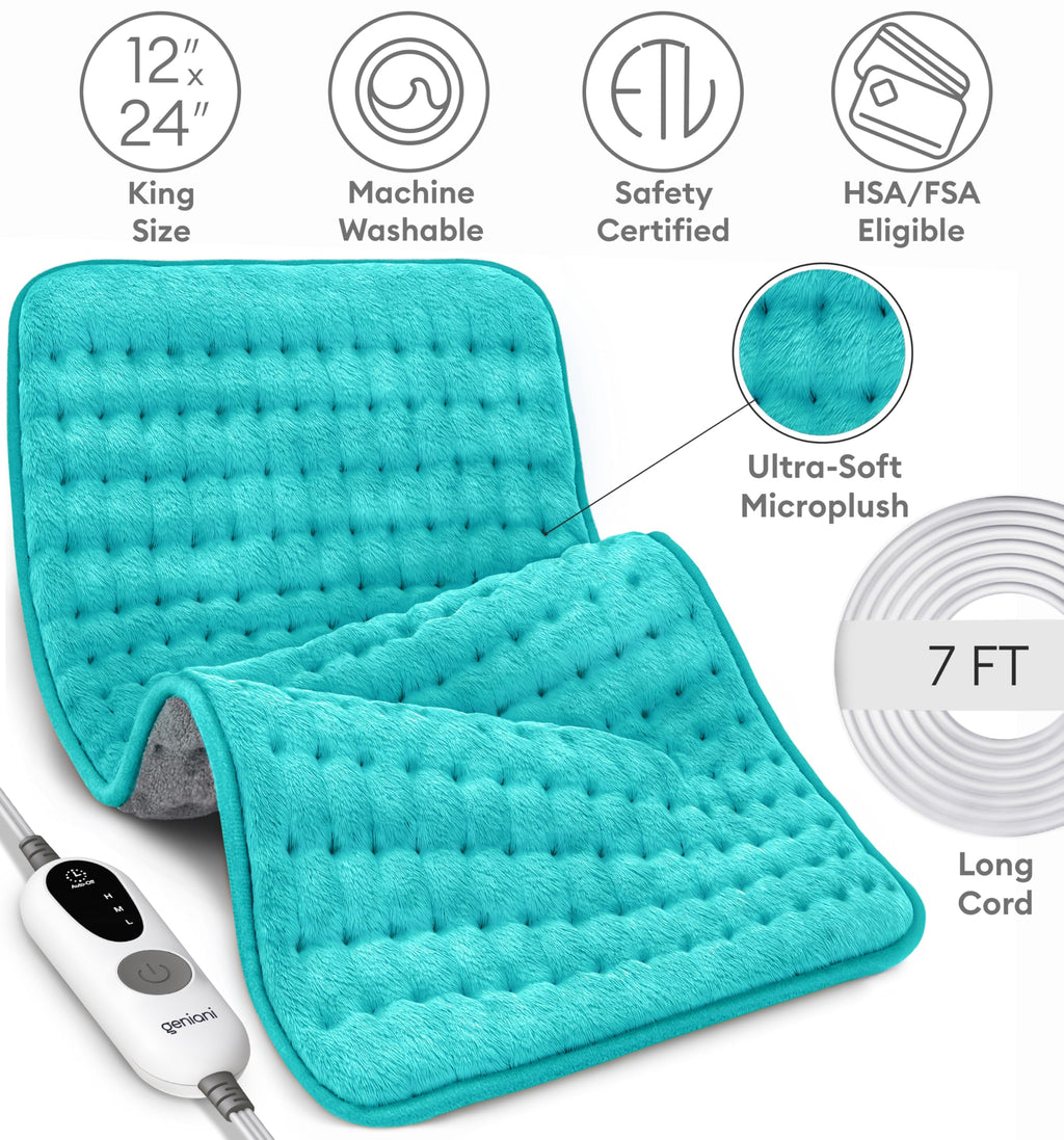 GENIANI 12×24 Electric Heating Pad