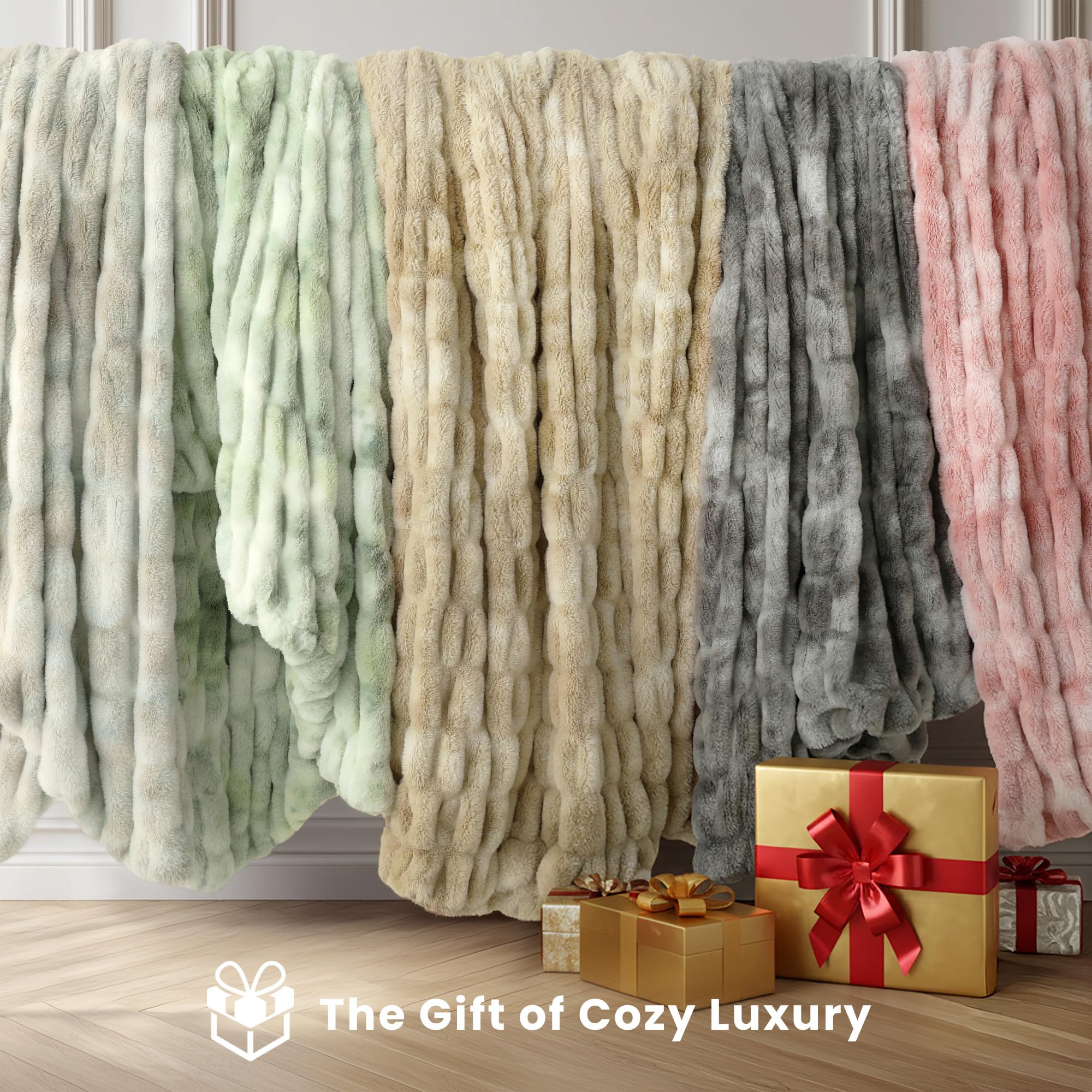 Ultra Soft Cozy 50x60 Faux Fur Throw