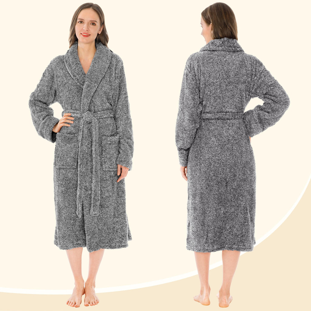 PAVILIA Plush Sherpa Robe